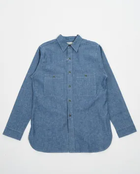 3044 USN Chambray Shirt Sax