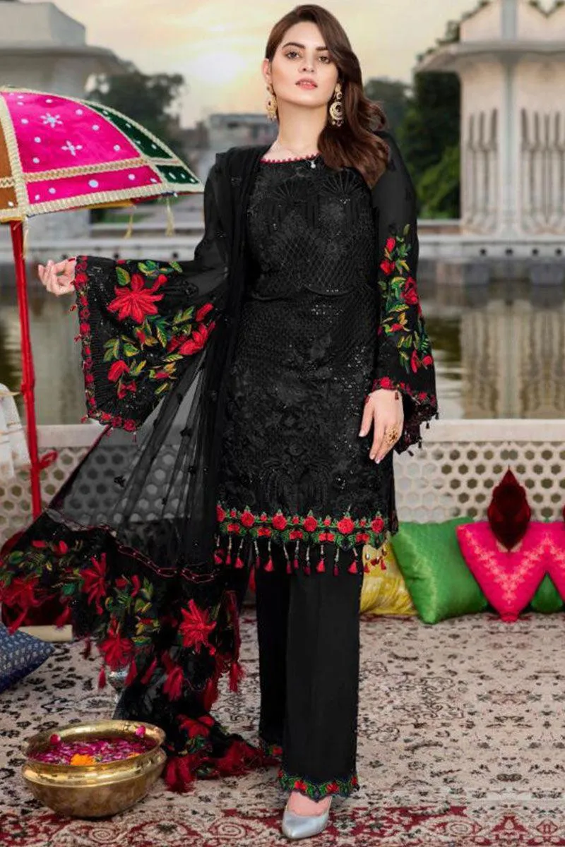 Aiman Khan Chiffon Suit