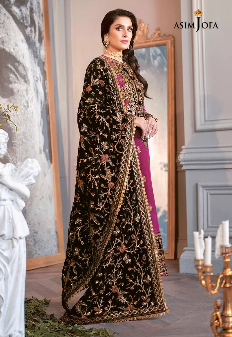 AJAM-04 EMBROIDERED RAW SILK 3 PCS