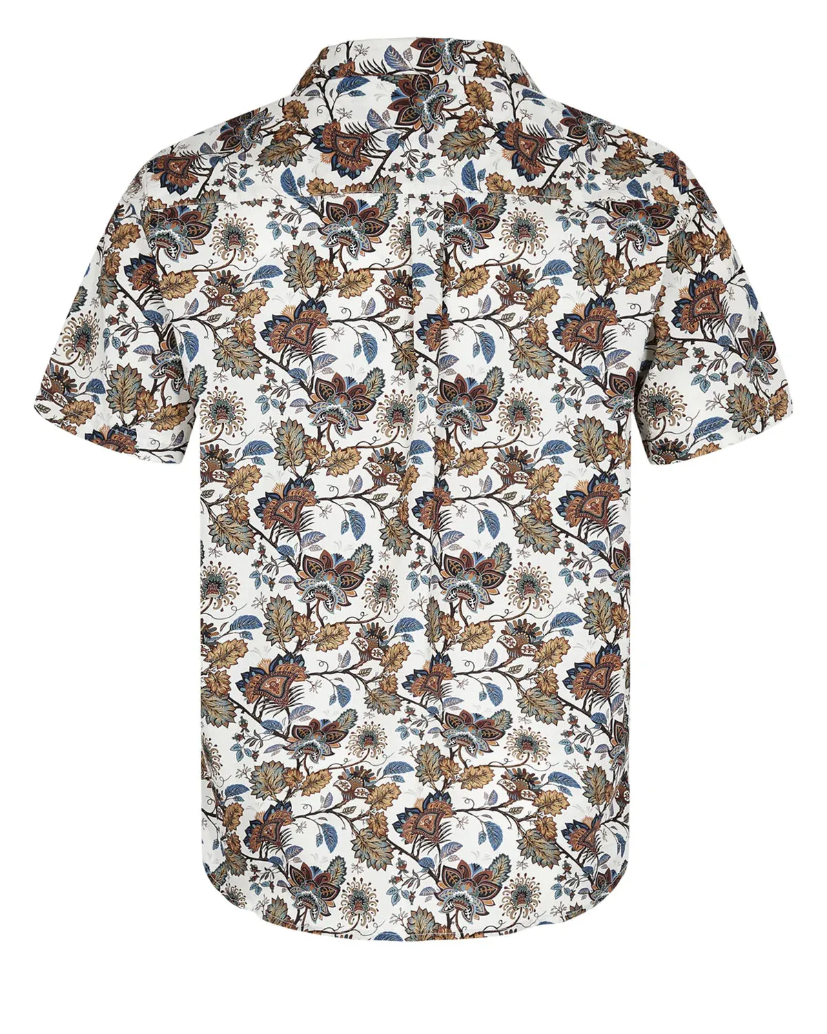 Anerkjendt Akleo S/S Poplin Shirt - Light Paisley