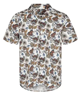 Anerkjendt Akleo S/S Poplin Shirt - Light Paisley