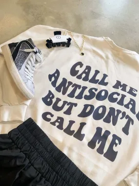 Antisocial Graphic Sweatshirt