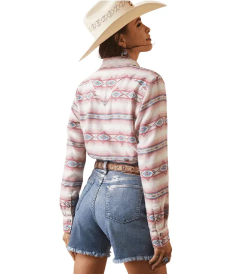 Ariat Women's REAL Classic Fit Kaycee Long Sleeve Western Shirt 10043416