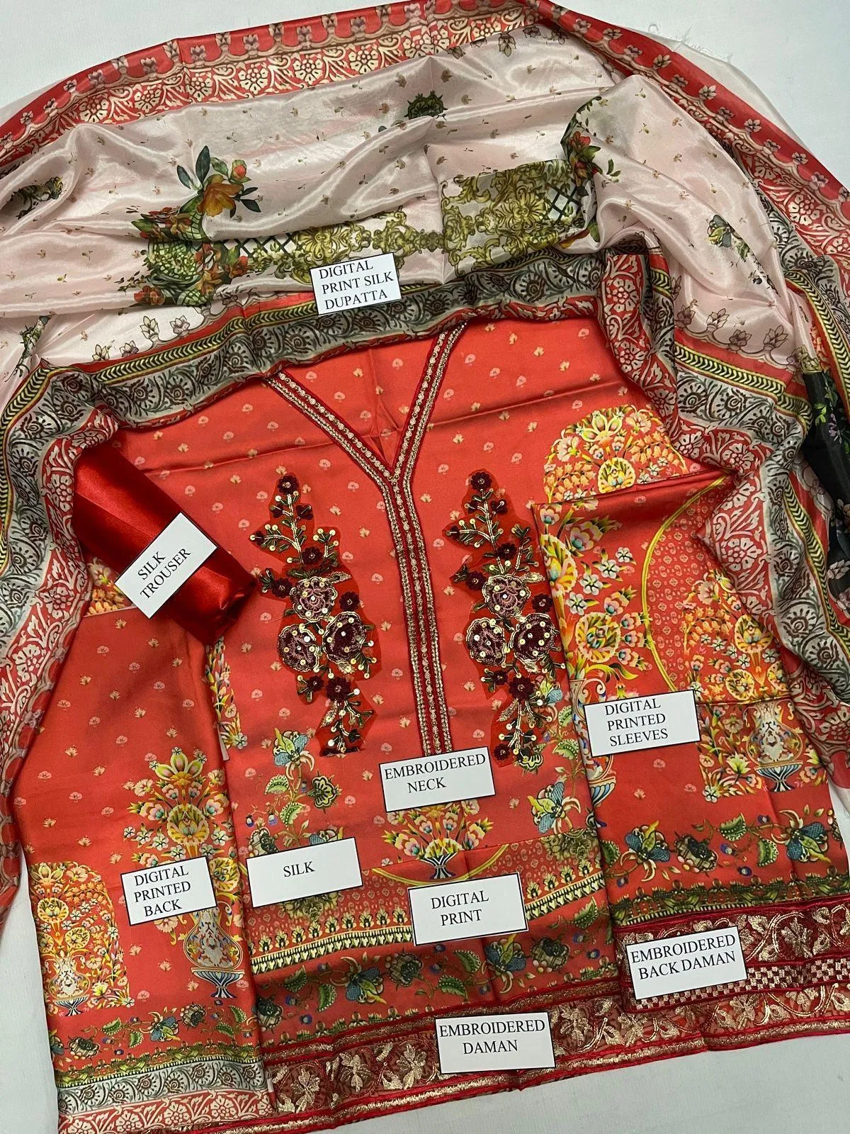 Asifa Nabeel Silk Suit