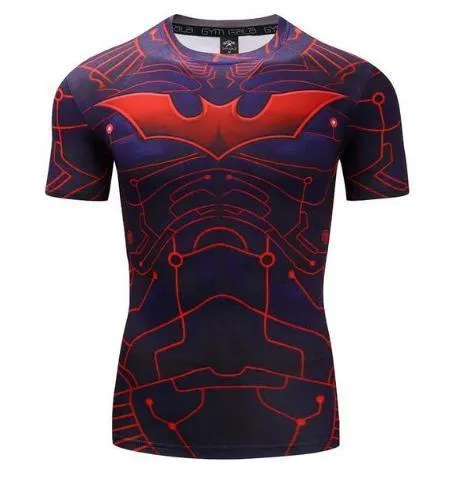 Batman 'Beyond Animated' Short Sleeve Compression Rashguard