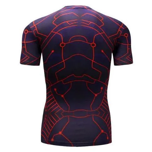 Batman 'Beyond Animated' Short Sleeve Compression Rashguard