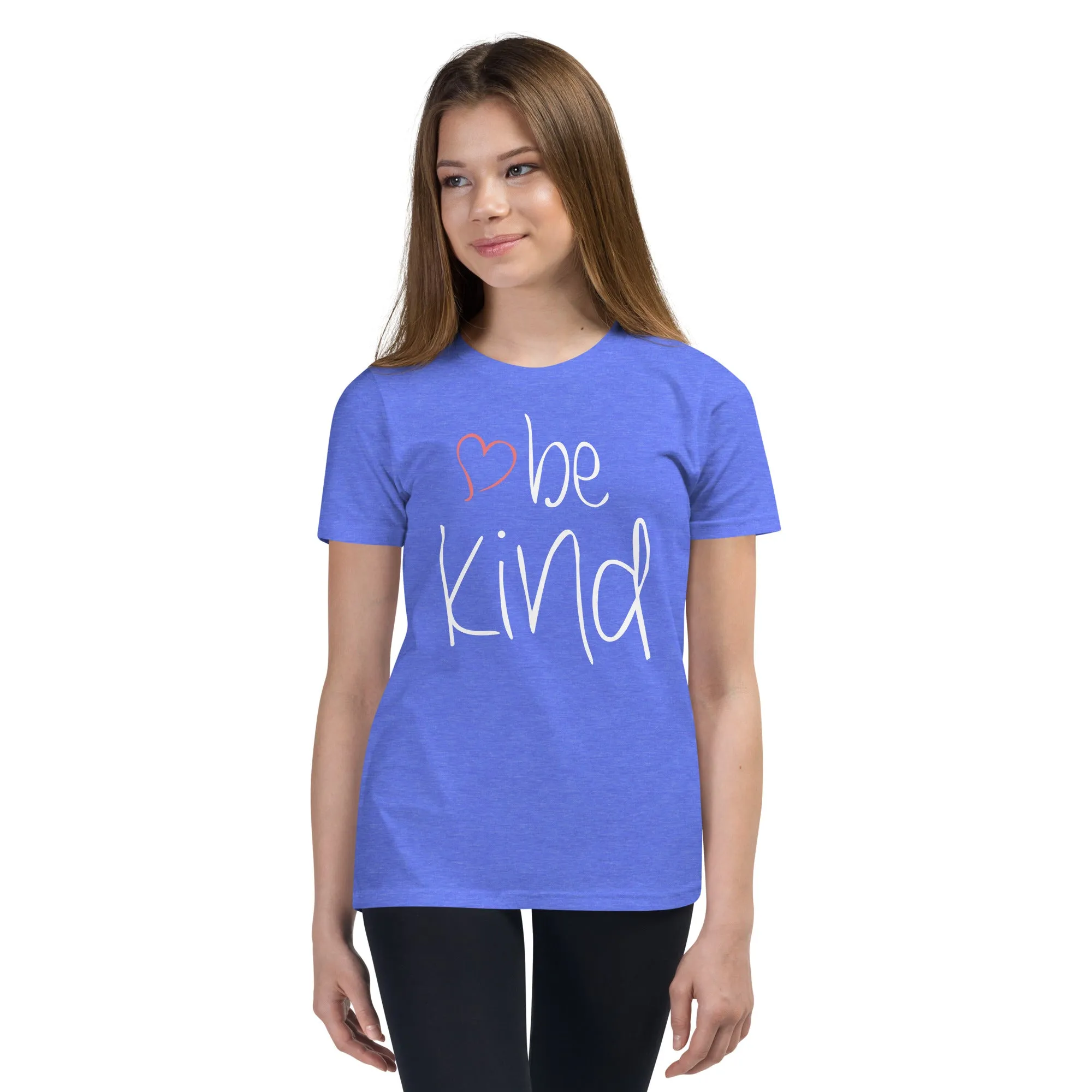 be kind Heart Youth Short Sleeve T-Shirt