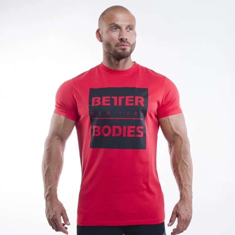 Better Bodies Casual Tee - Bright Red