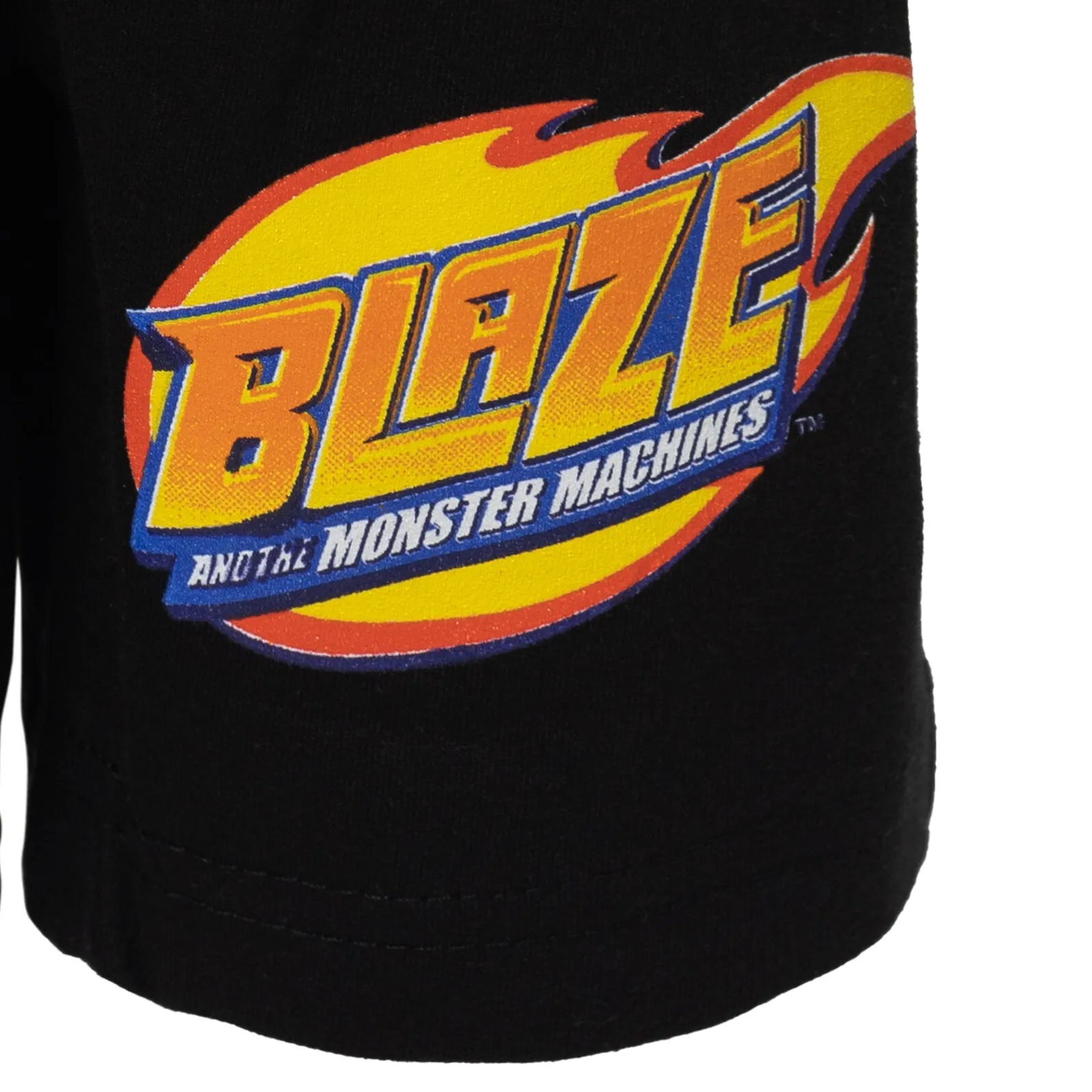 Blaze and the Monster Machines Pullover T-Shirt Tank Top and Bike Shorts French Terry 3 Piece Outfit Set