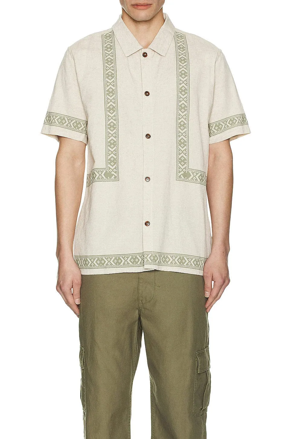 Border Short Sleeve Shirt