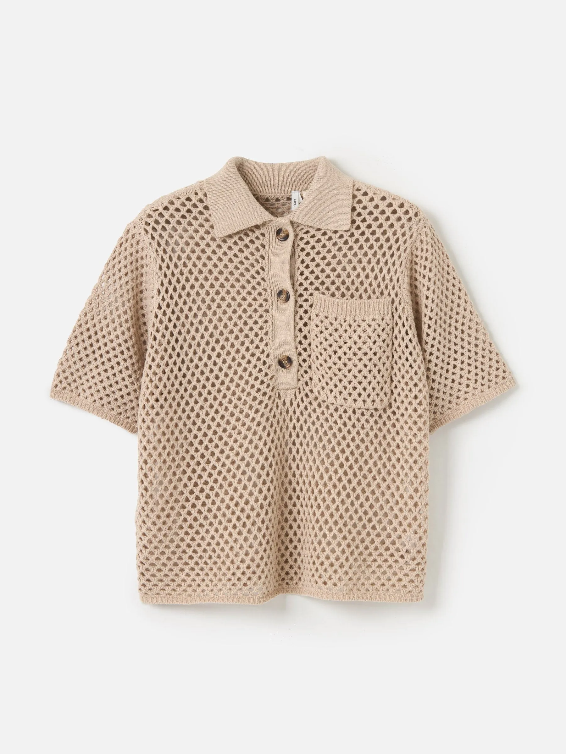 Bronte Open Knit Polo