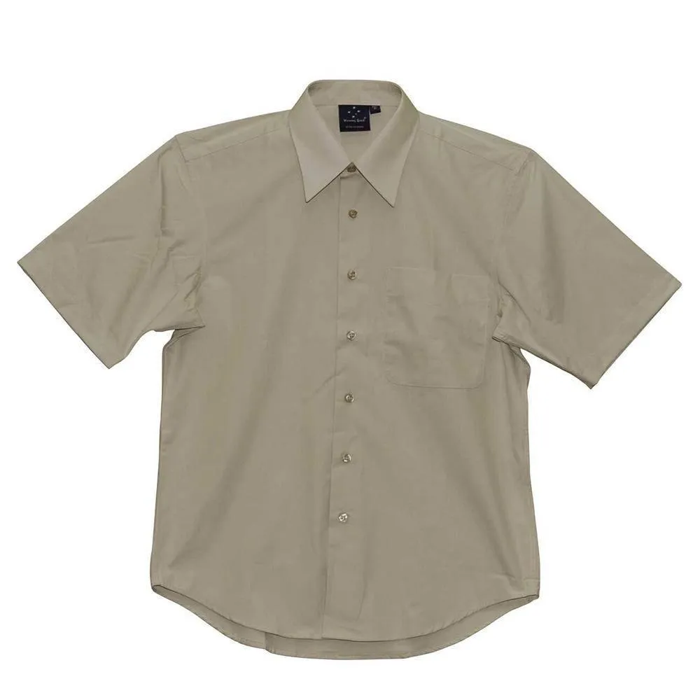 BS08S Men's Telfon Executive Short Sleeve Shirt