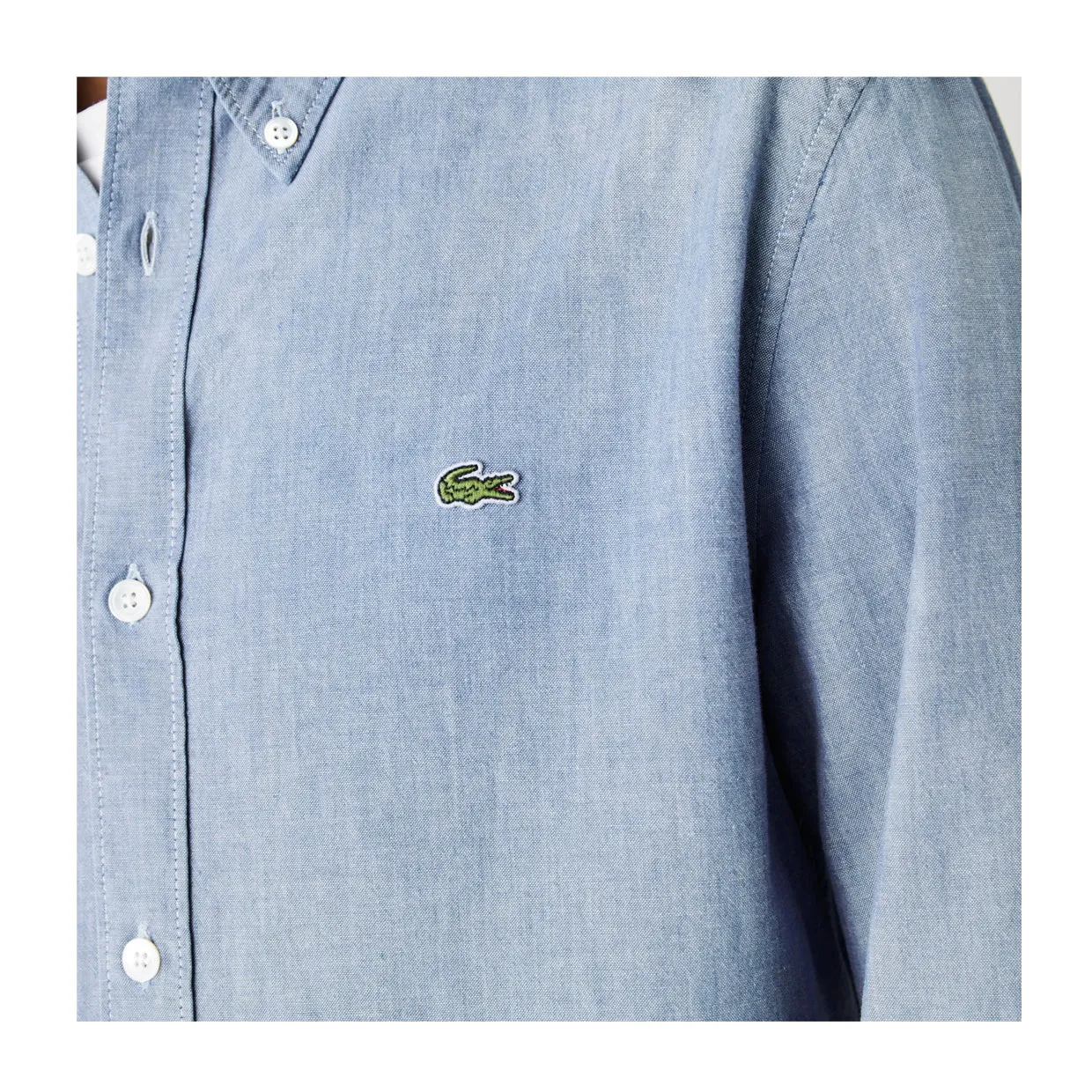 Camicia Lacoste Chambray Slim Fit Blu / Azzurro