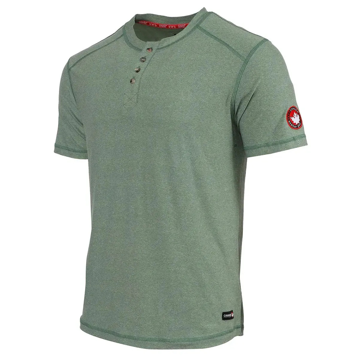 Canada Weather Gear Men's Trail Blazer Henley T-Shirt