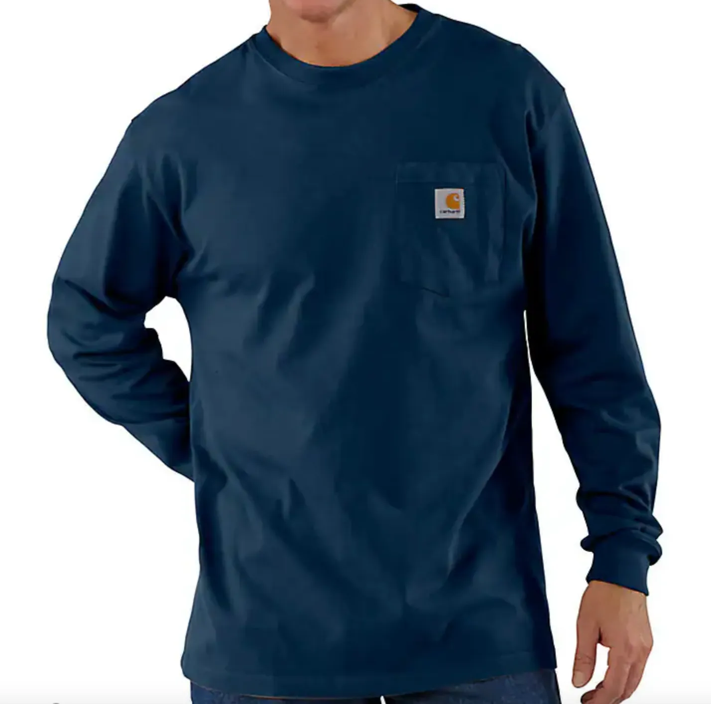 Carhartt K126 Loose Fit Heavyweight Long Sleeve Pocket T-Shirt