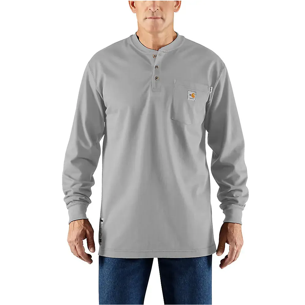 Carhartt Men's Flame-Resistant Force Long-Sleeve Henley