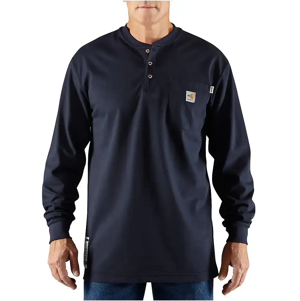 Carhartt Men's Flame-Resistant Force Long-Sleeve Henley