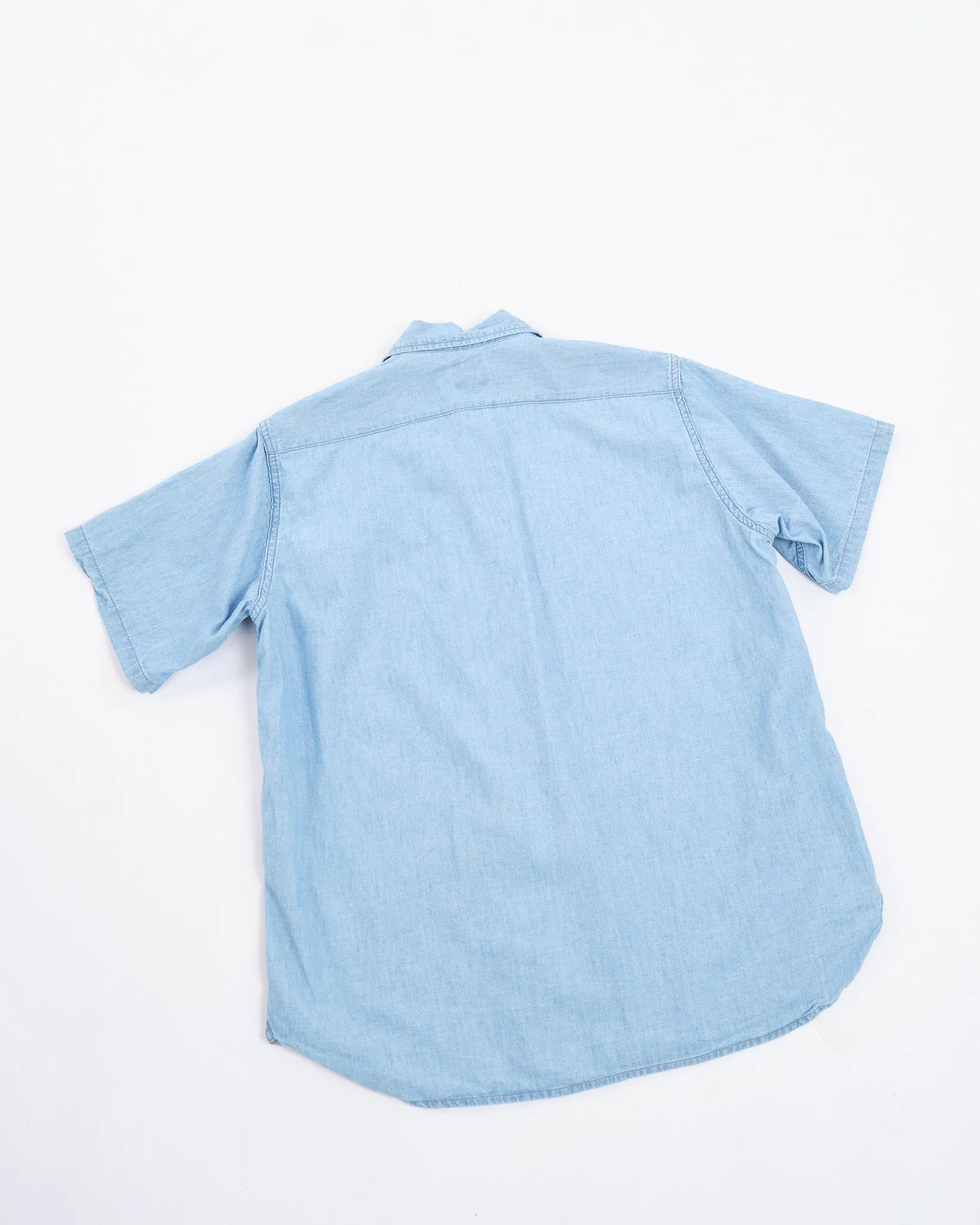 CHAMBRAY 60'S WORK SHIRT CHAMBRAY BLEACHED