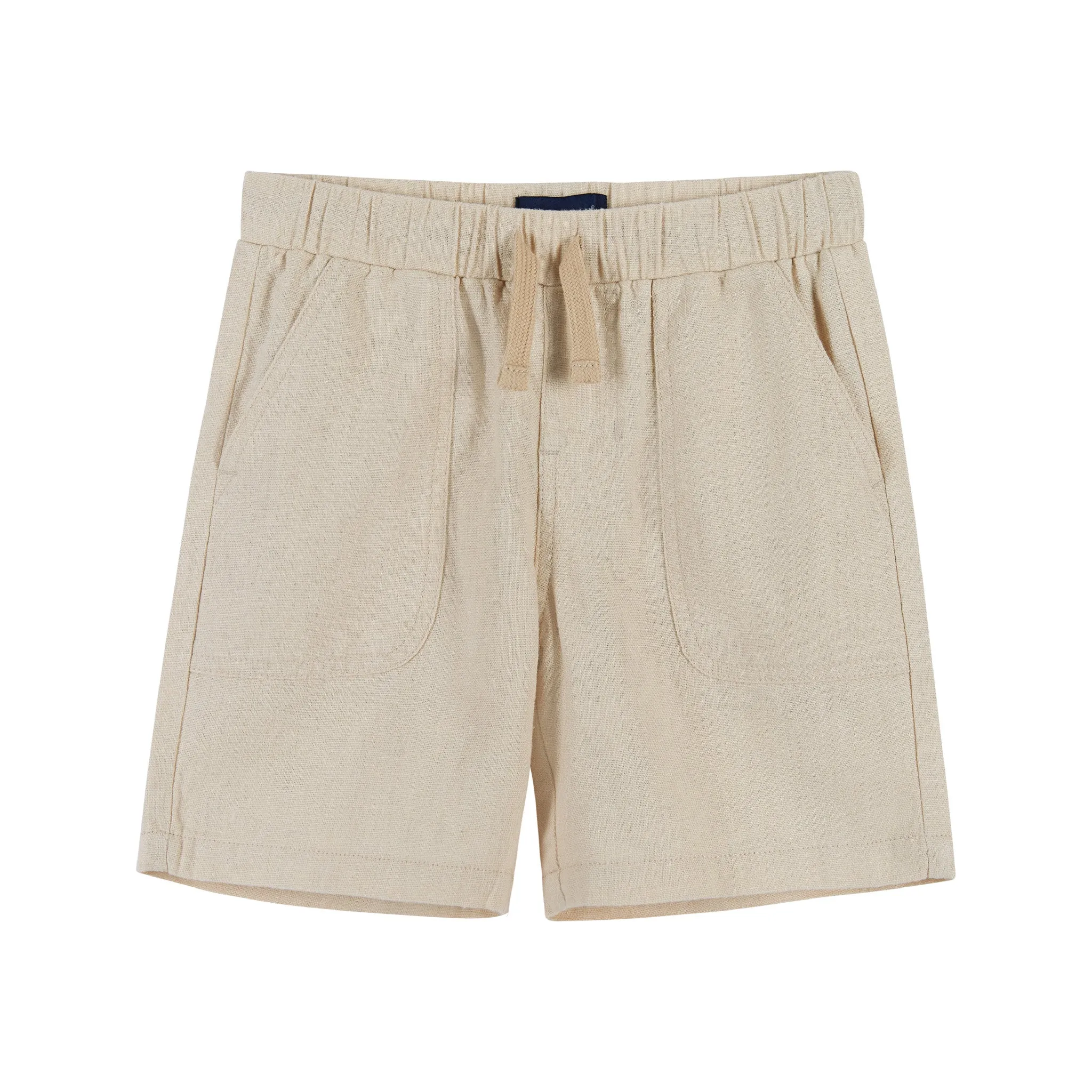 Chambray Drawstring Short | Stone