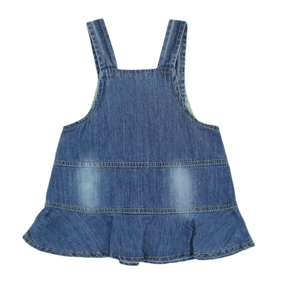 Chambray Dungaree Skirt