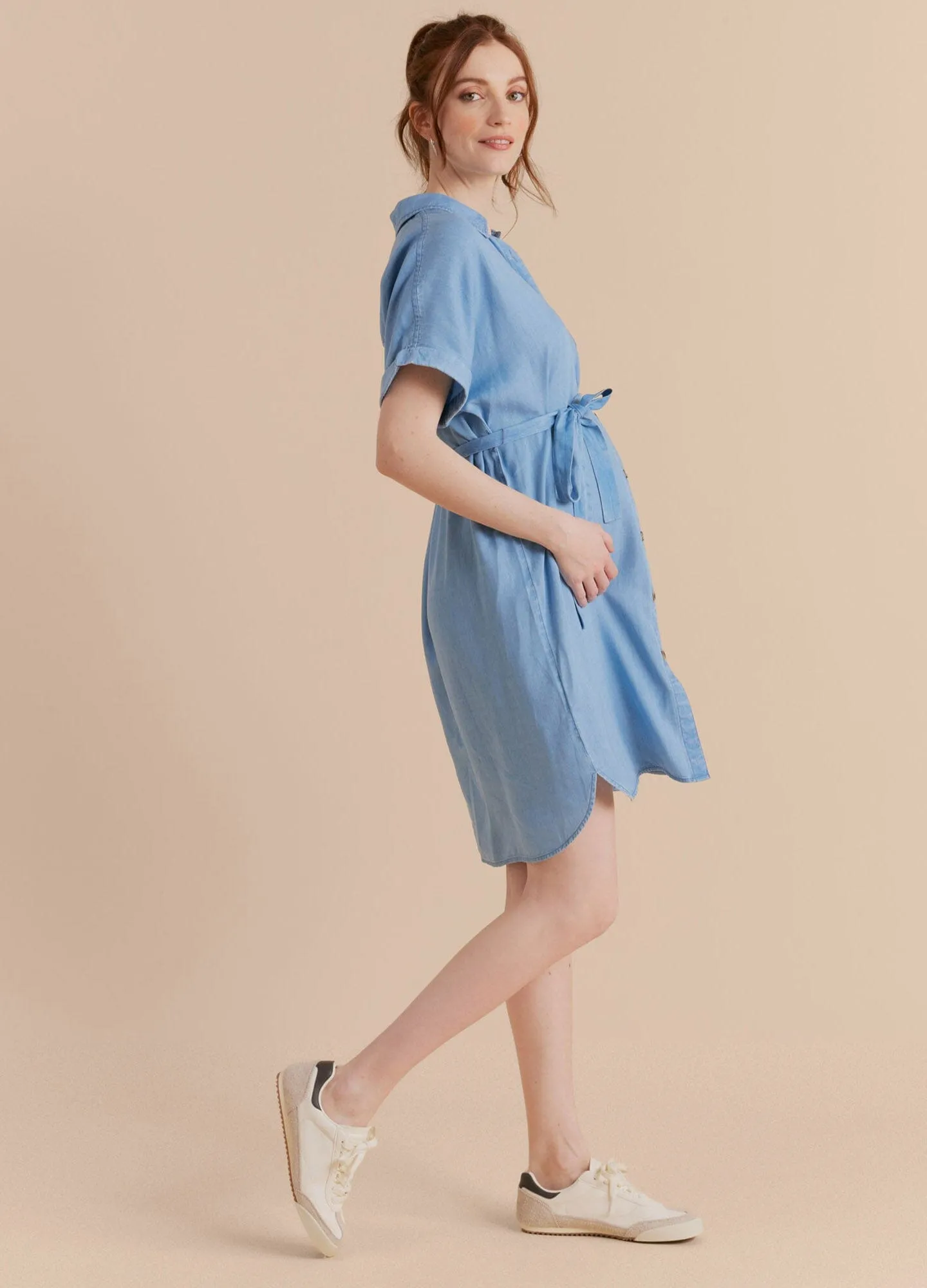 Chambray Shirt Dress