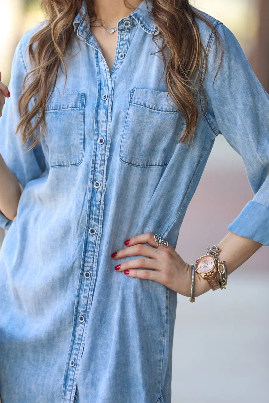 Channing Chambray Dress