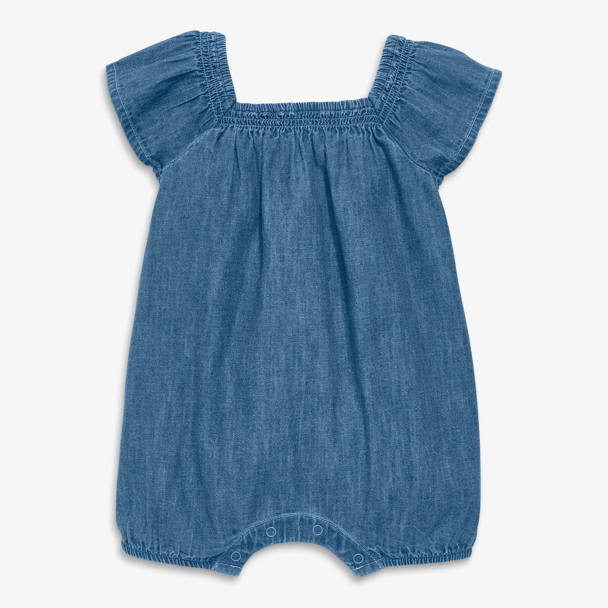 Clearance baby chambray flutter sleeve shortie