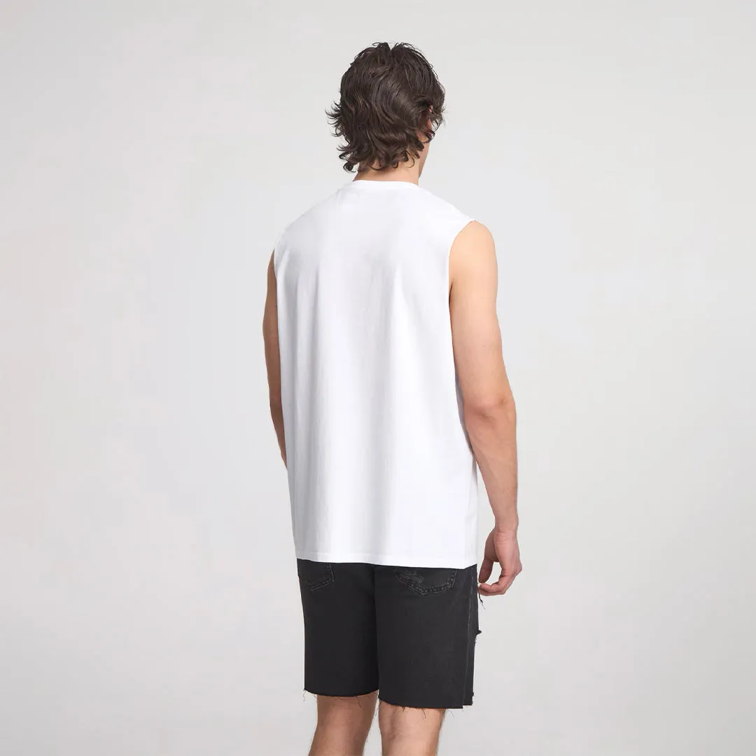 Crew Neck Sleeveless T-Shirt