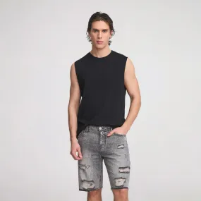 Crew Neck Sleeveless T-Shirt