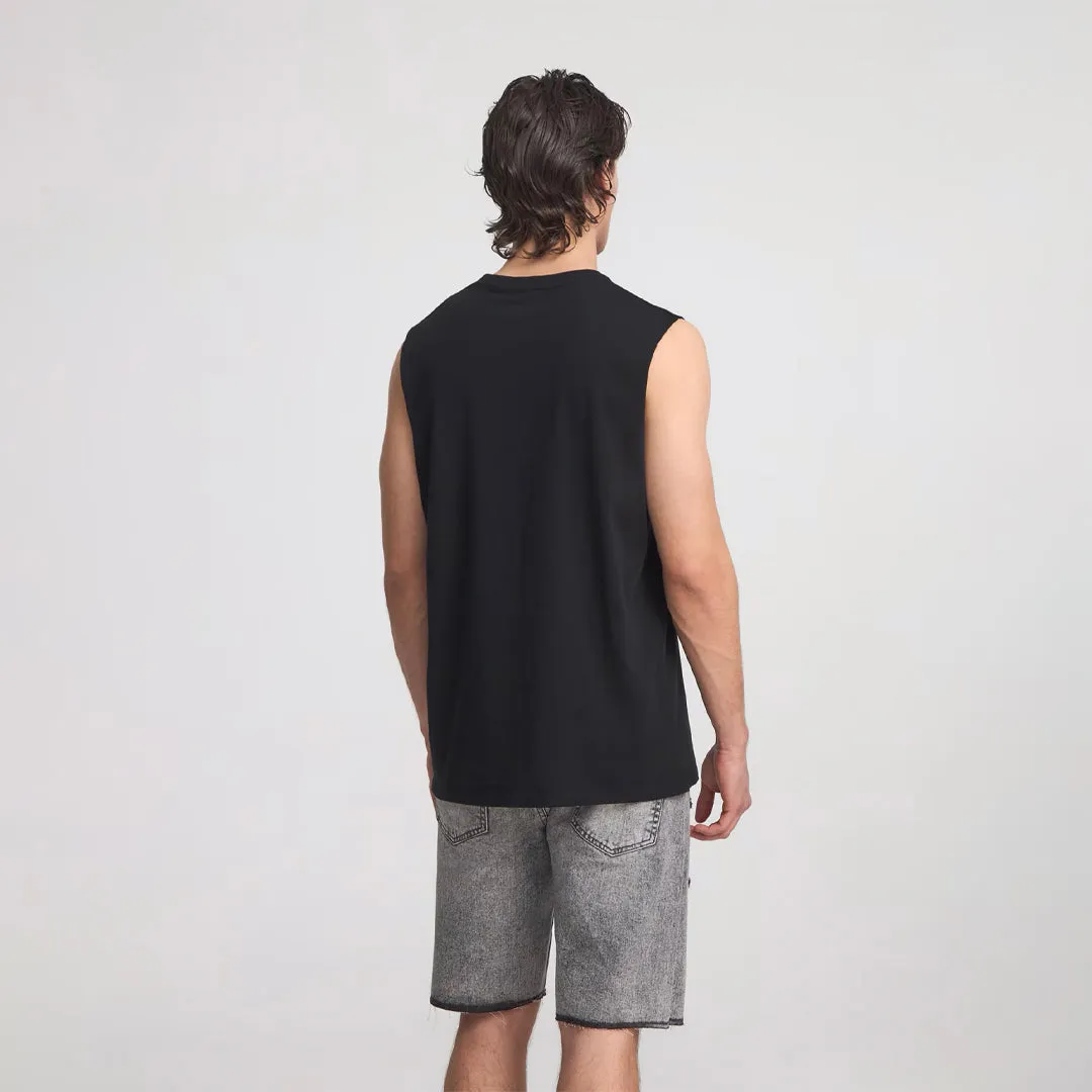 Crew Neck Sleeveless T-Shirt