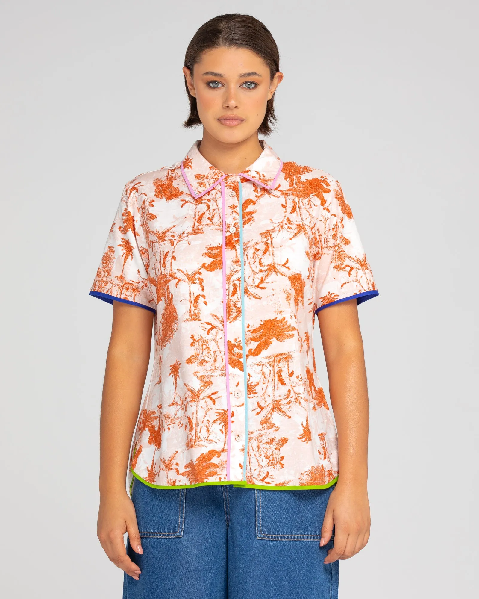 Cuba Shirt - Western Palm