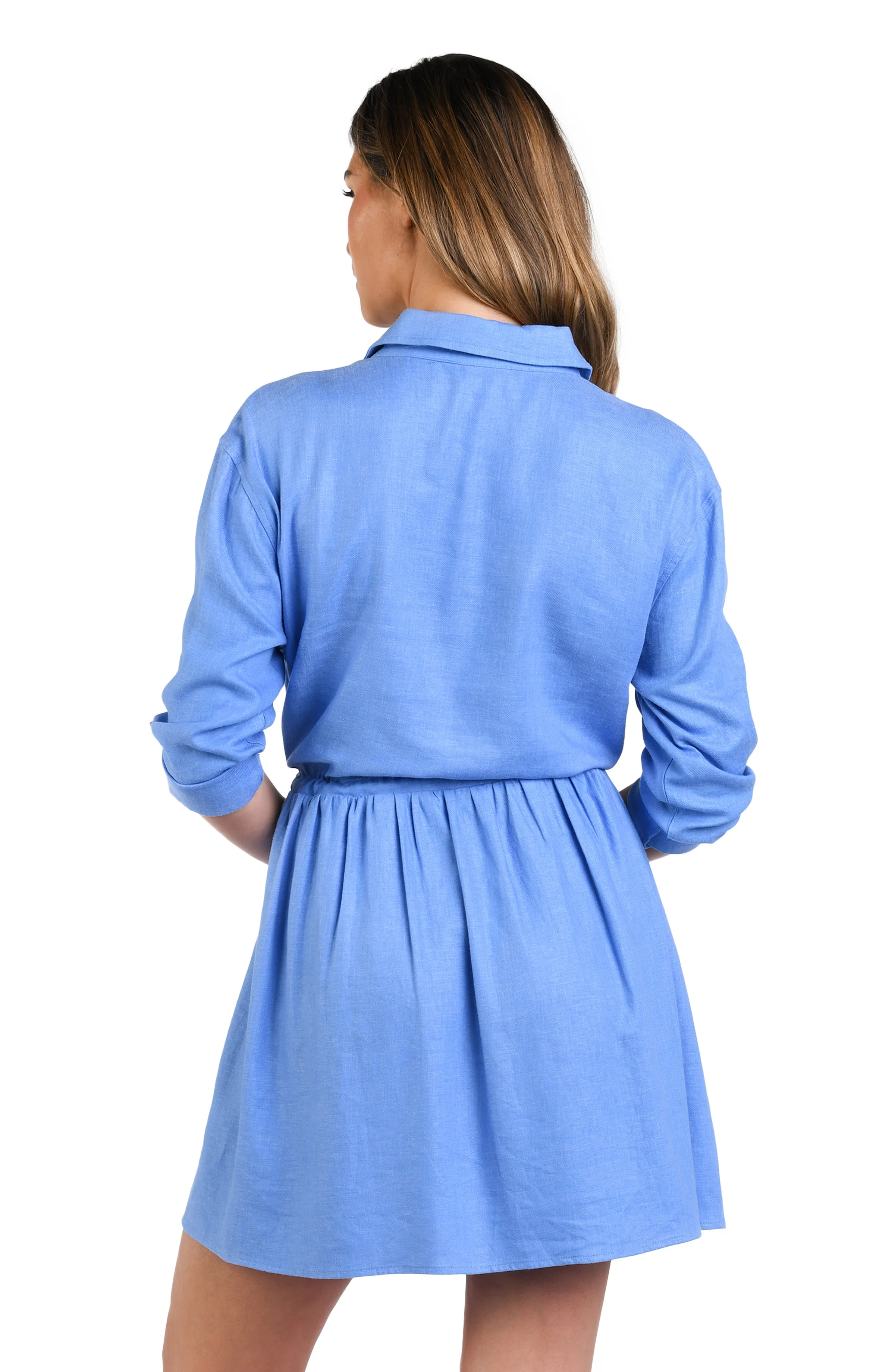 Delphine Coast Tunnel Shirt Dress Cover Up