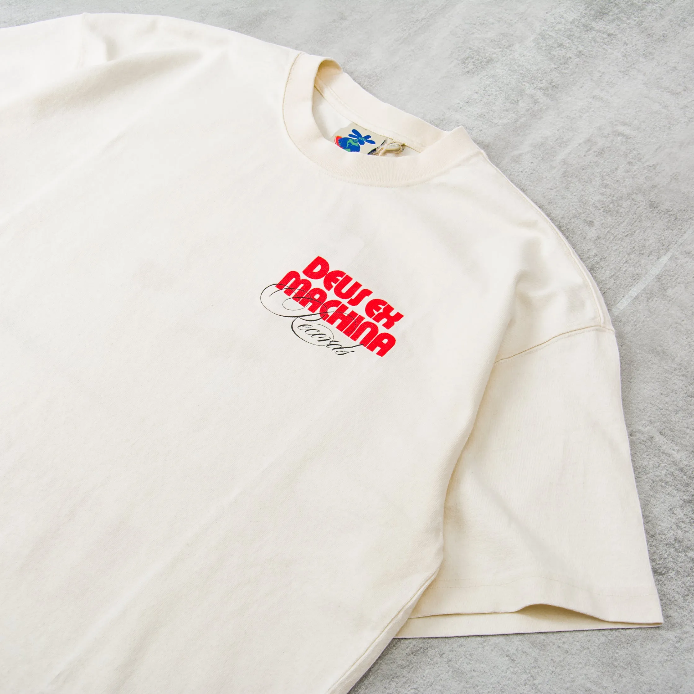 Deus ex Machina Caution Tee - Vintage White