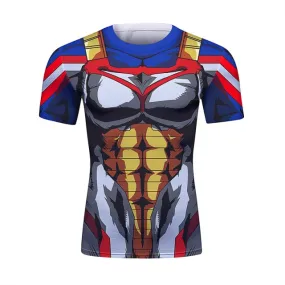 Dragon Ball Z | My Hero Academia 'All Mighty Vegeta' Short Sleeve Elite Rashguard