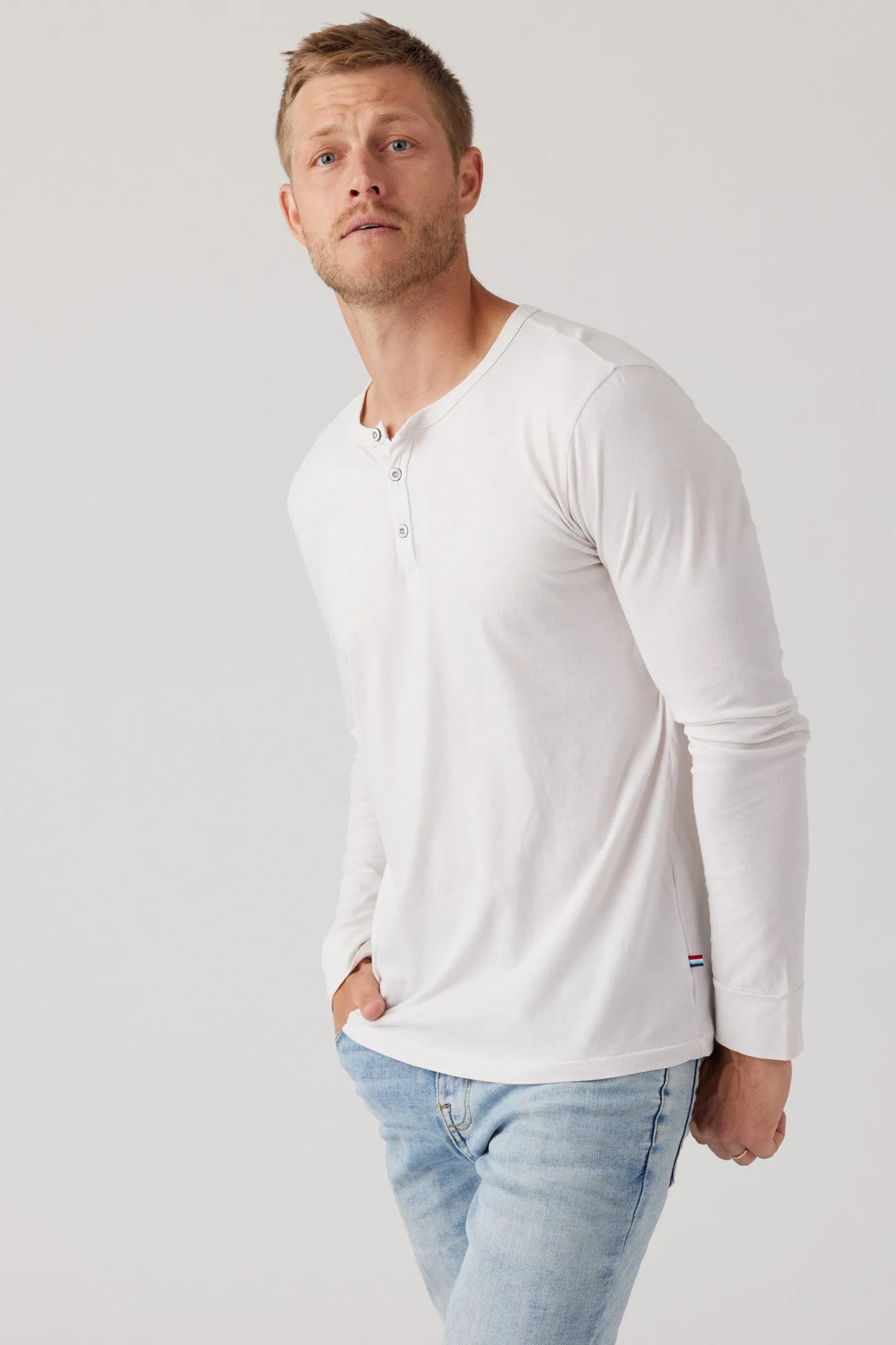 Essential Long Sleeve Henley