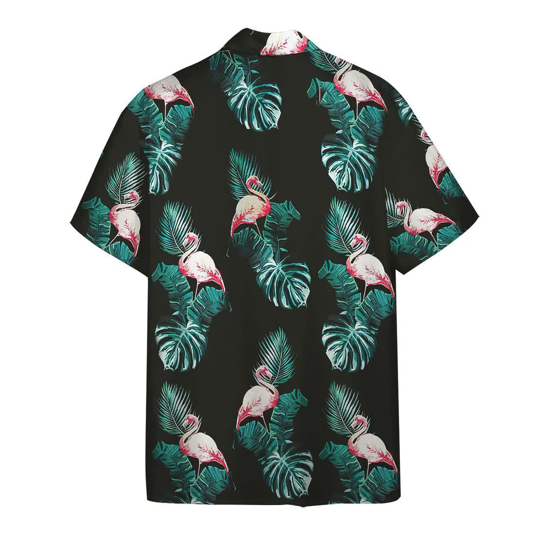 Gearhuman 3D Floral Flamingo Hawaii Shirt