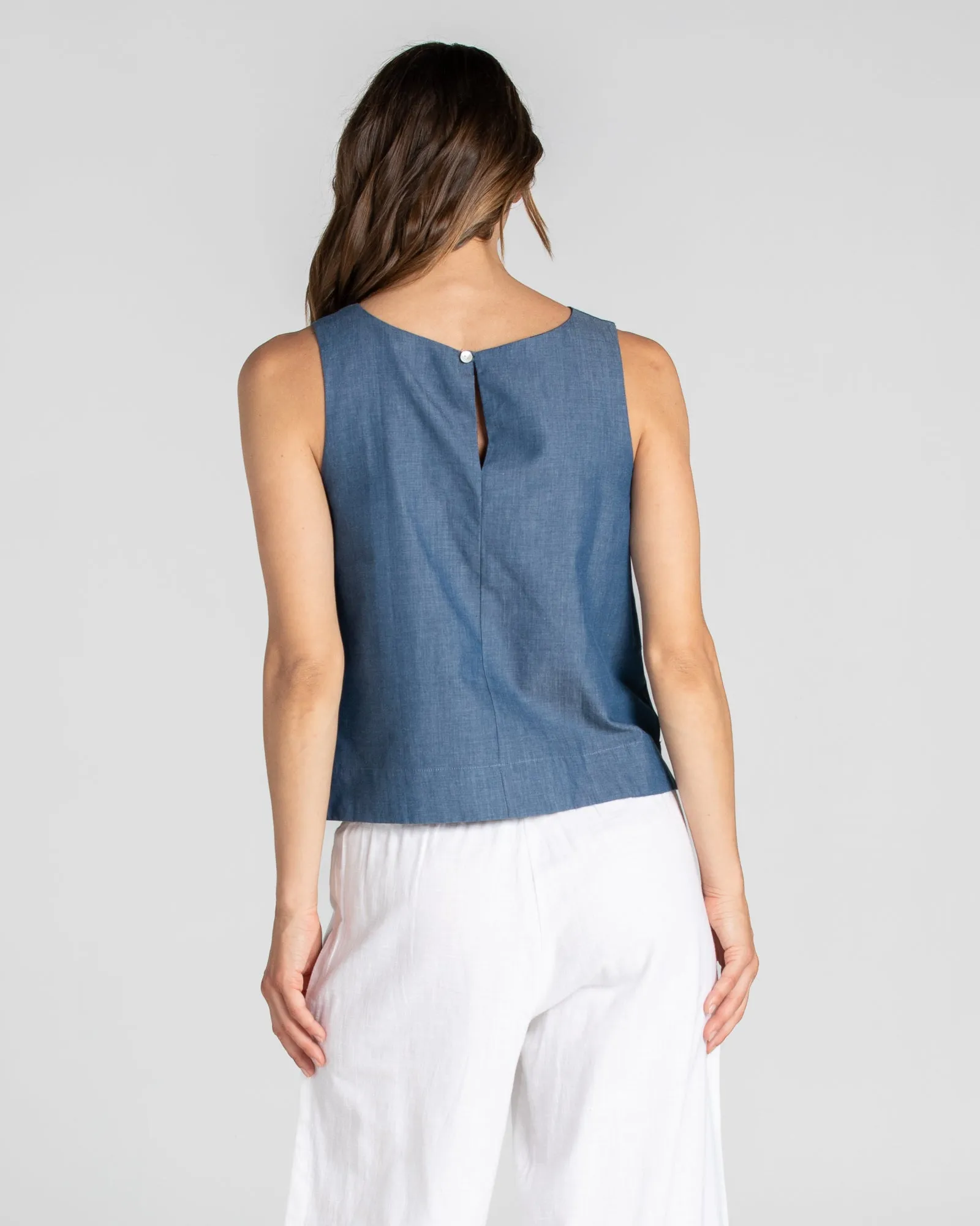 Hara Top - Chambray