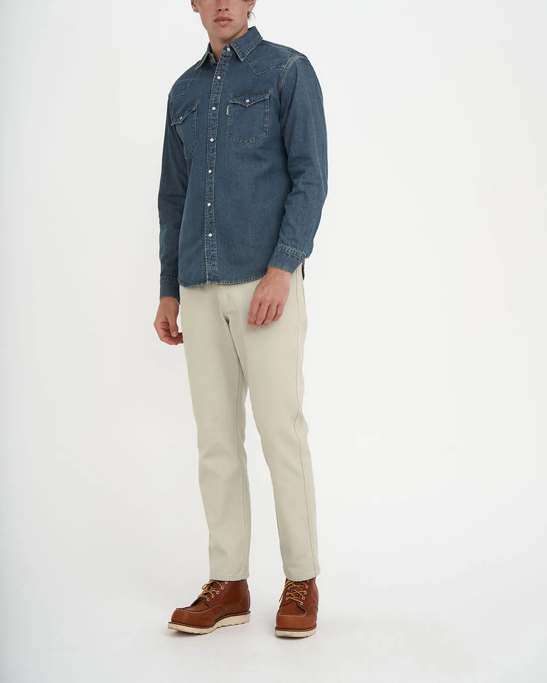 HARRIER DENIM SHIRT - BLEACH WASH