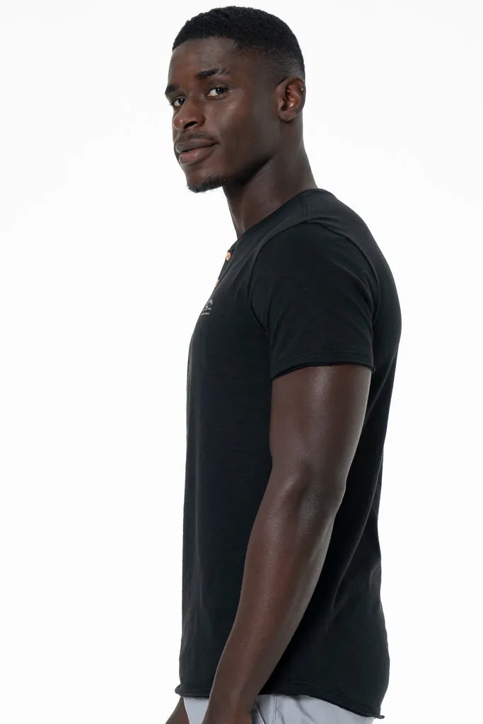 Henley T-Shirt _ 141367 _ Black