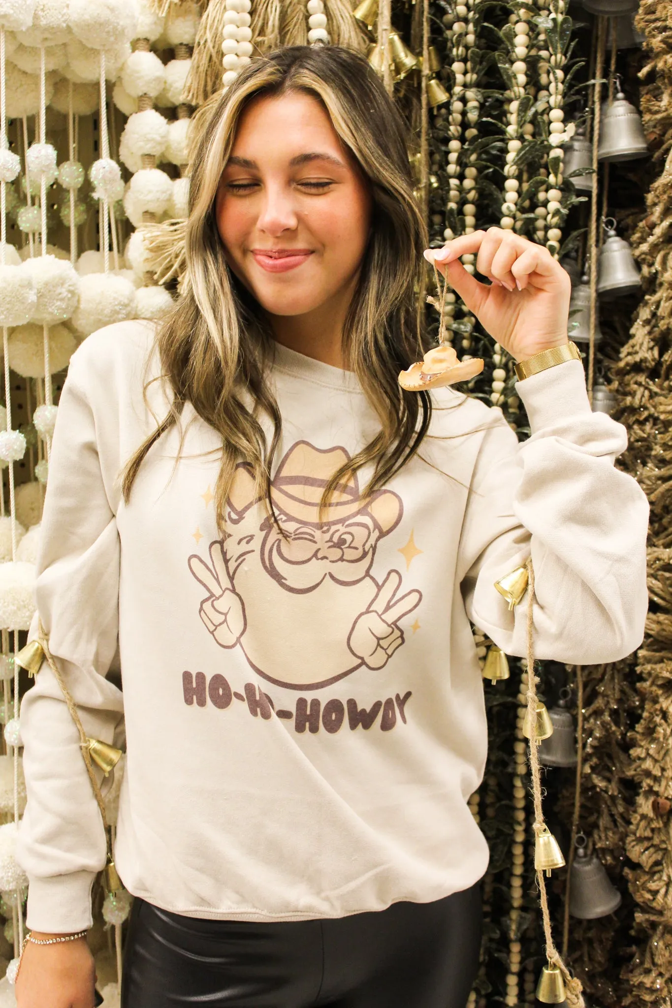 Ho Ho Howdy Graphic Sweatshirt