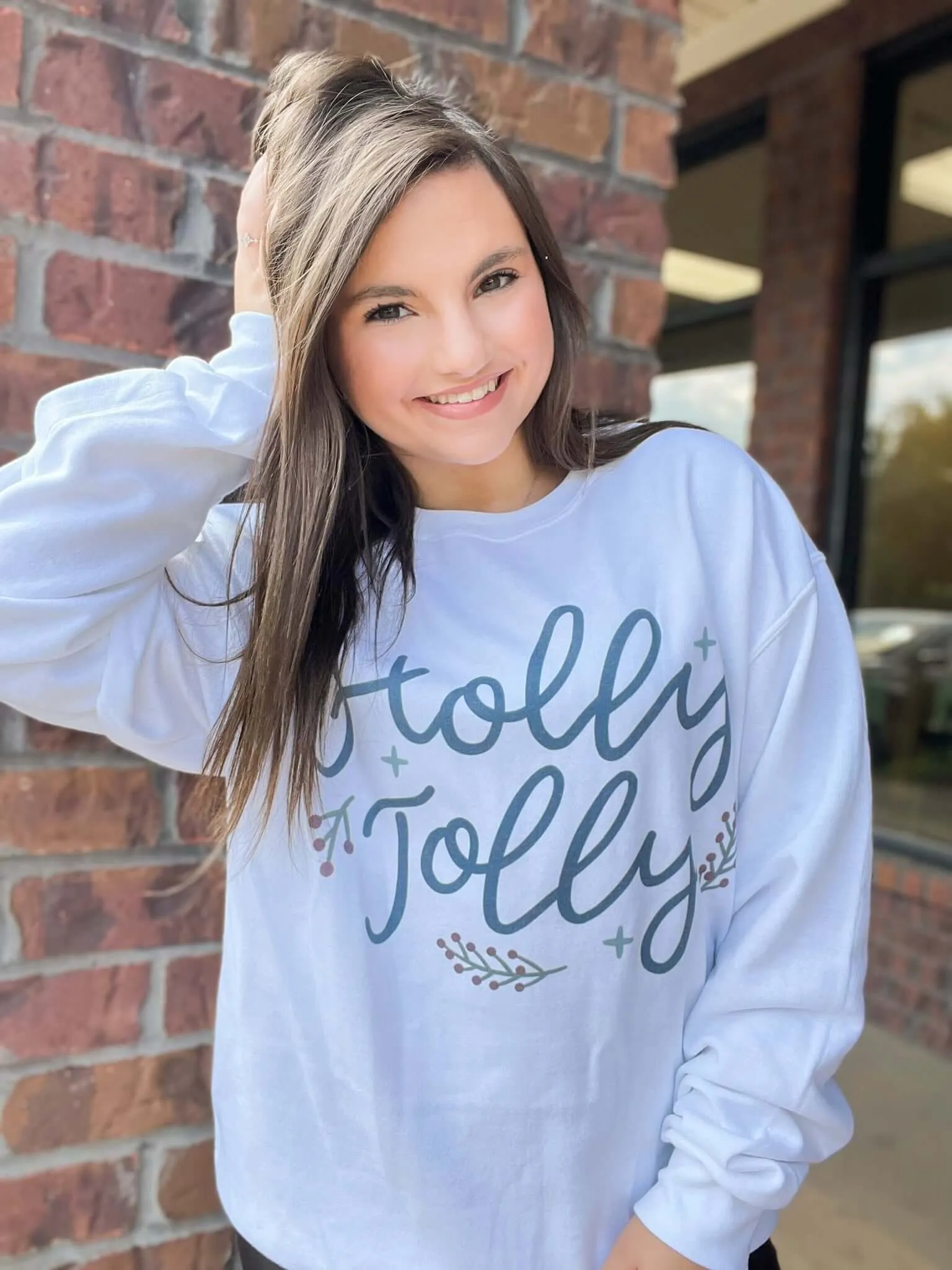 Holly Jolly Graphic Sweatshirt