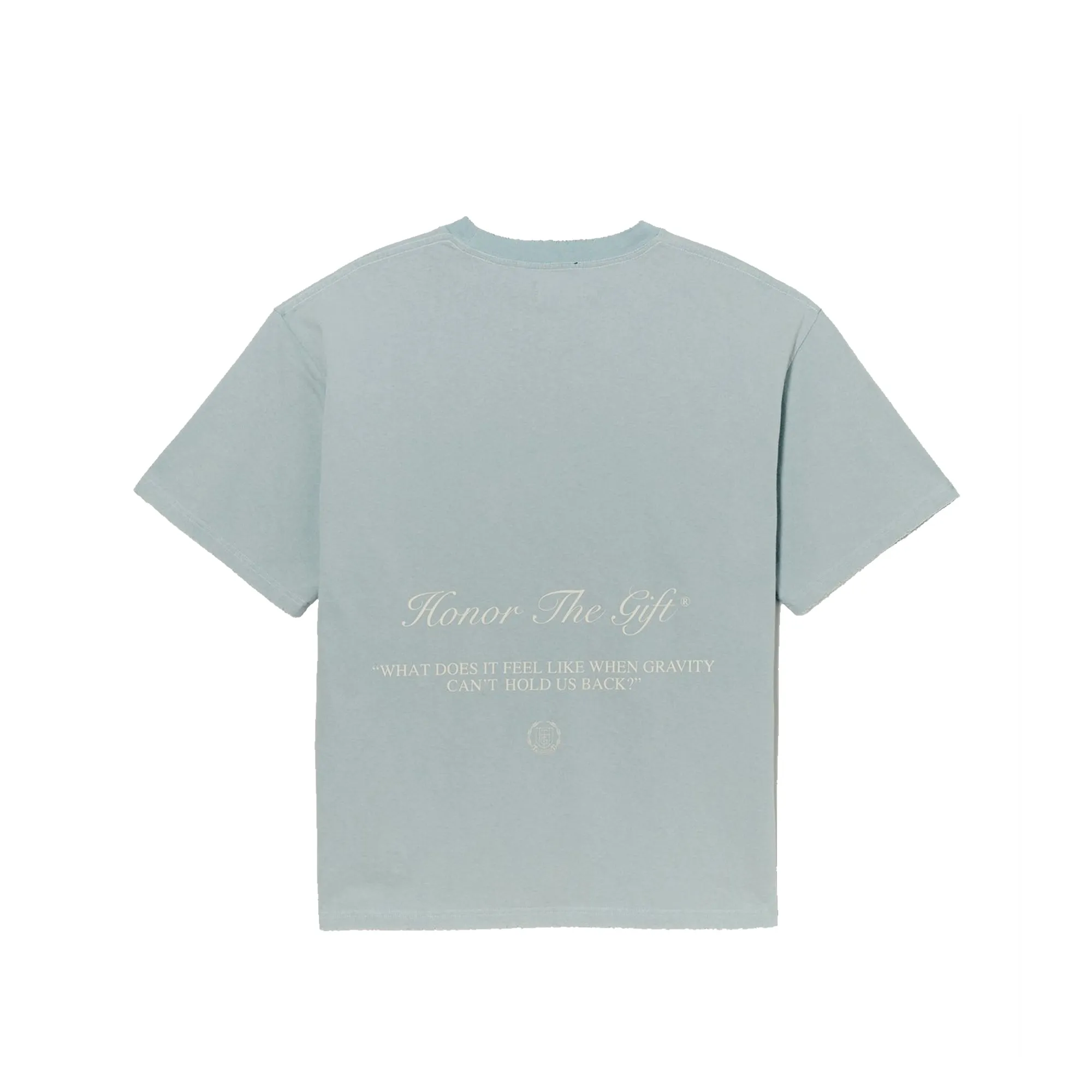 Honor The Gift Mens 'Sky Blue' Iron Peace S/S T-Shirt