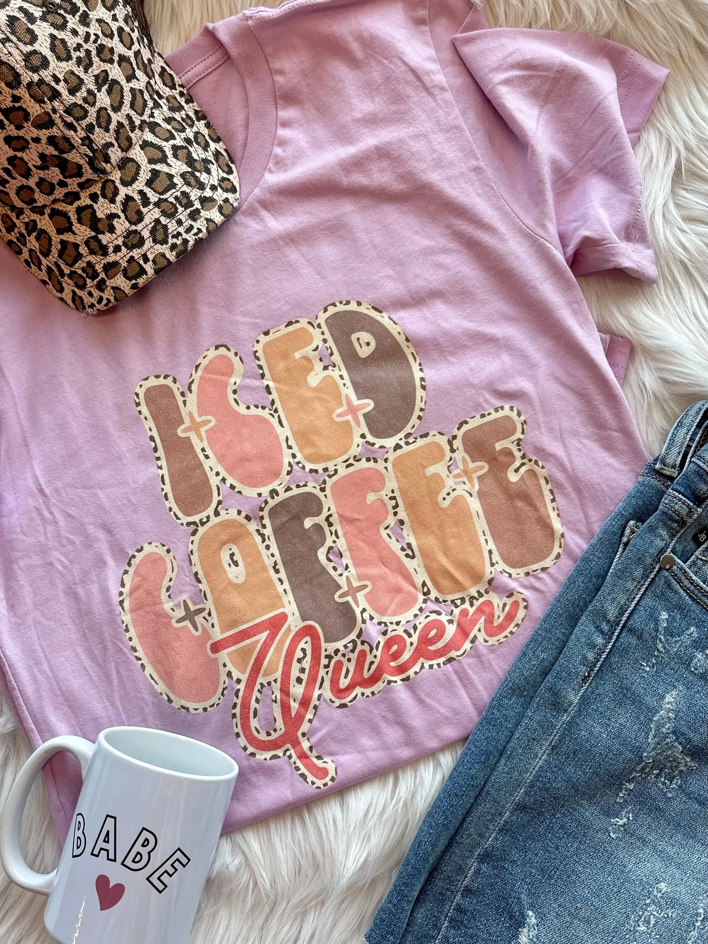 Iced Coffee Queen Graphic Tee