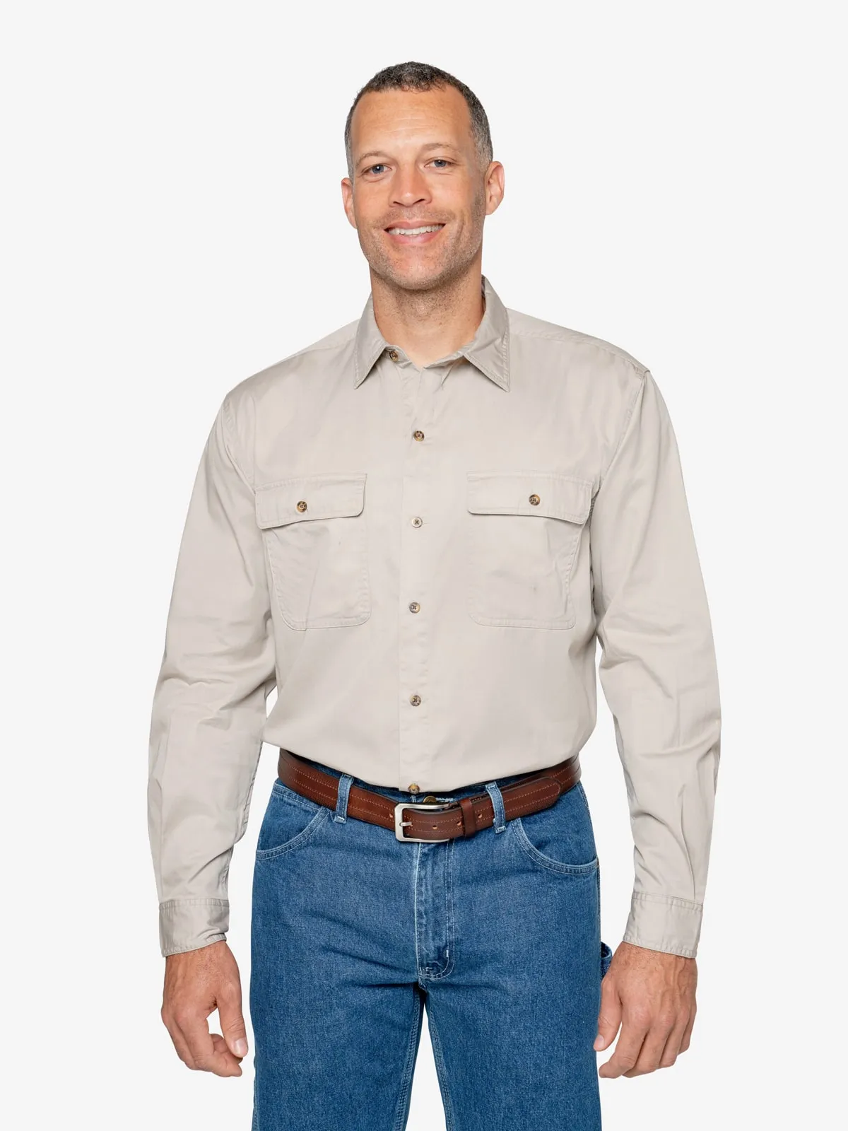 Insect Shield Men's Twill Work Shirt