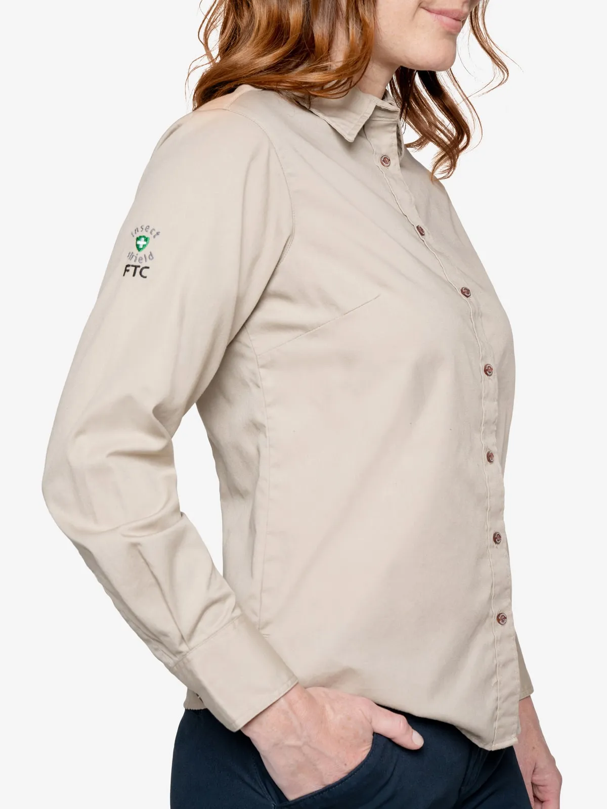 Insect Shield Women's Twill Work Shirt