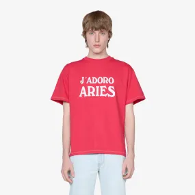 J'Adoro Aries Short Sleeve T-Shirt Red