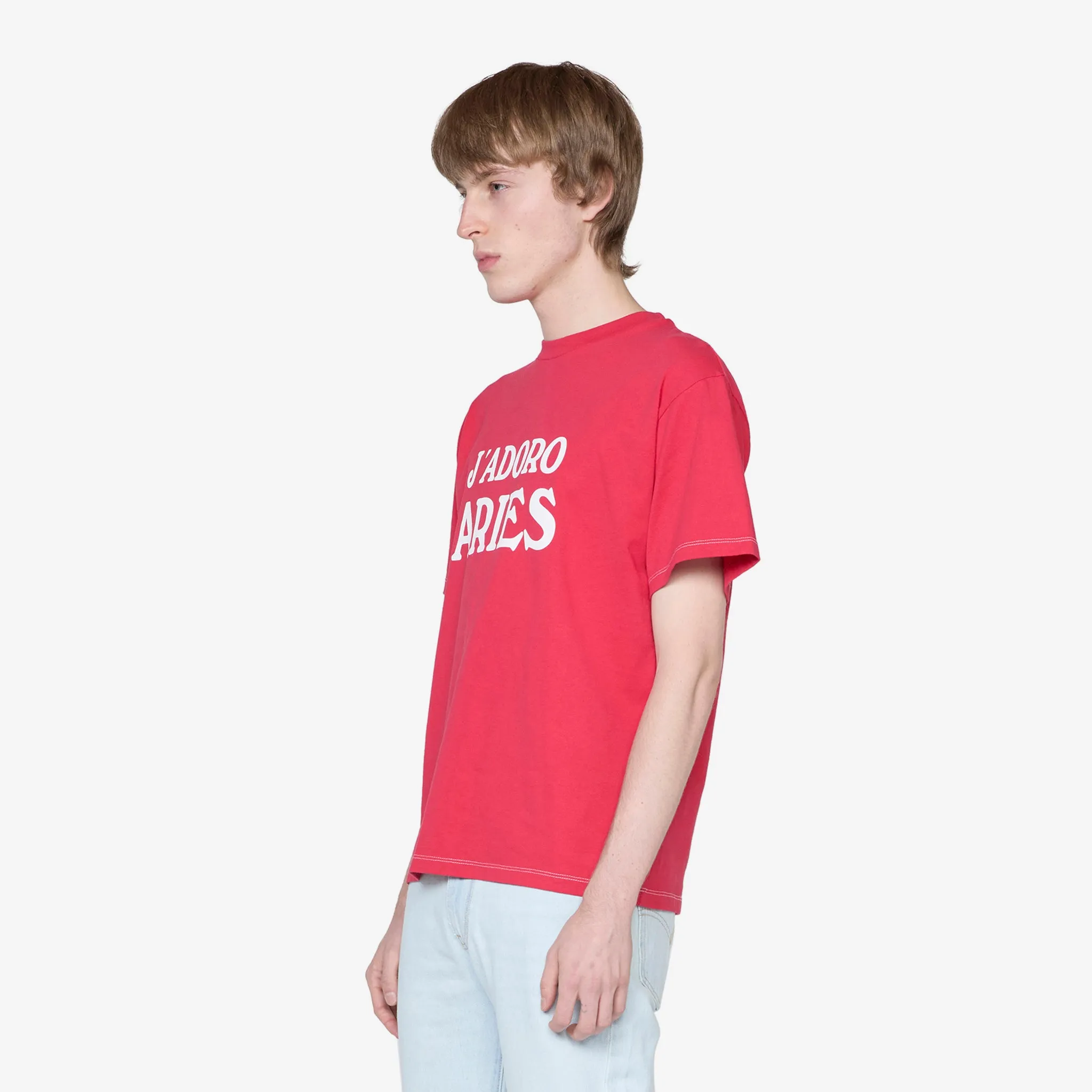 J'Adoro Aries Short Sleeve T-Shirt Red