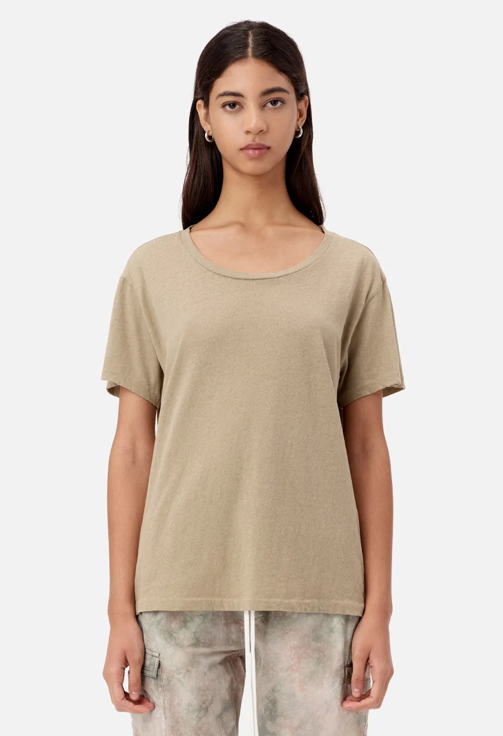 Jersey Relaxed Tee / Sand