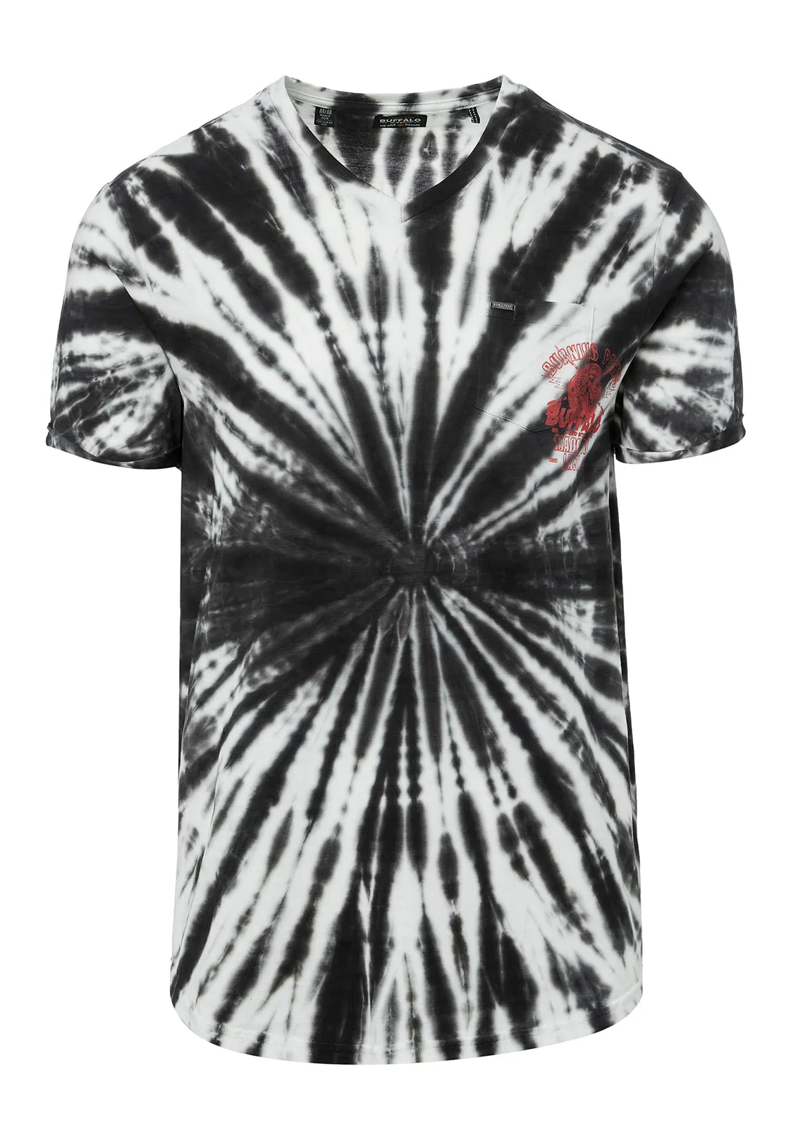 Kolis Tie Dye Black & White T-Shirt - BM23933