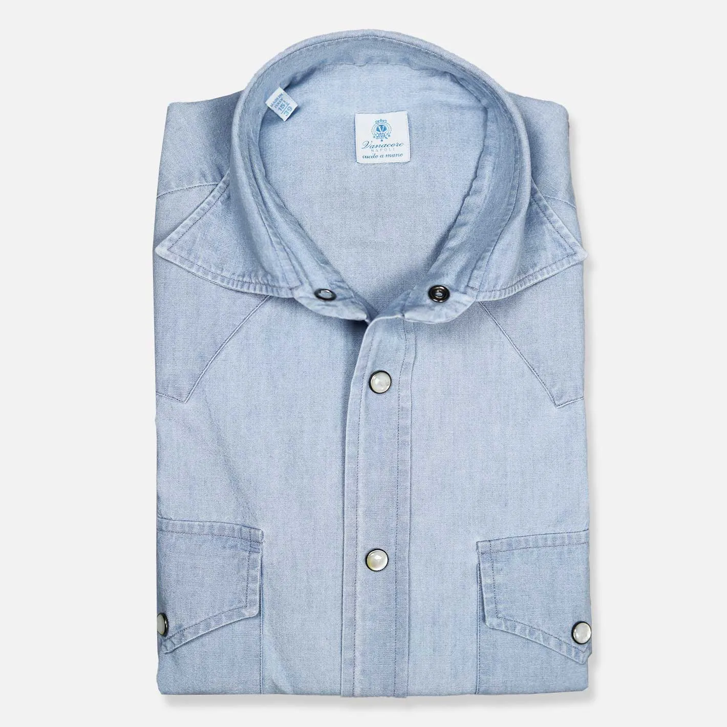 Light Blue Chambray Rodeo Shirt